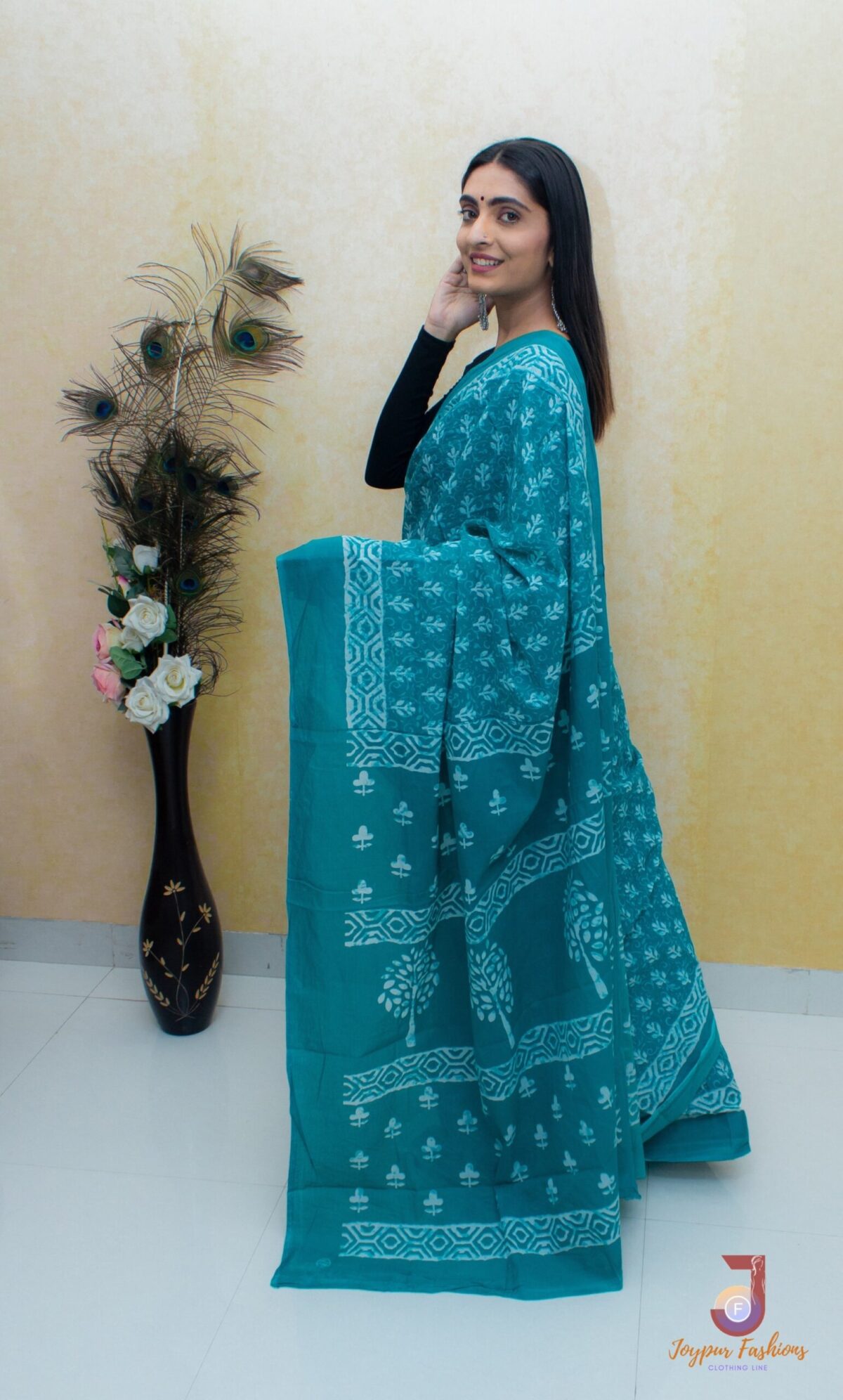 Cotton saree by Joypur Fashions
